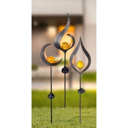 Globo - Lámpara solar LED/0,02W/3V 600mAh IP44 bronce