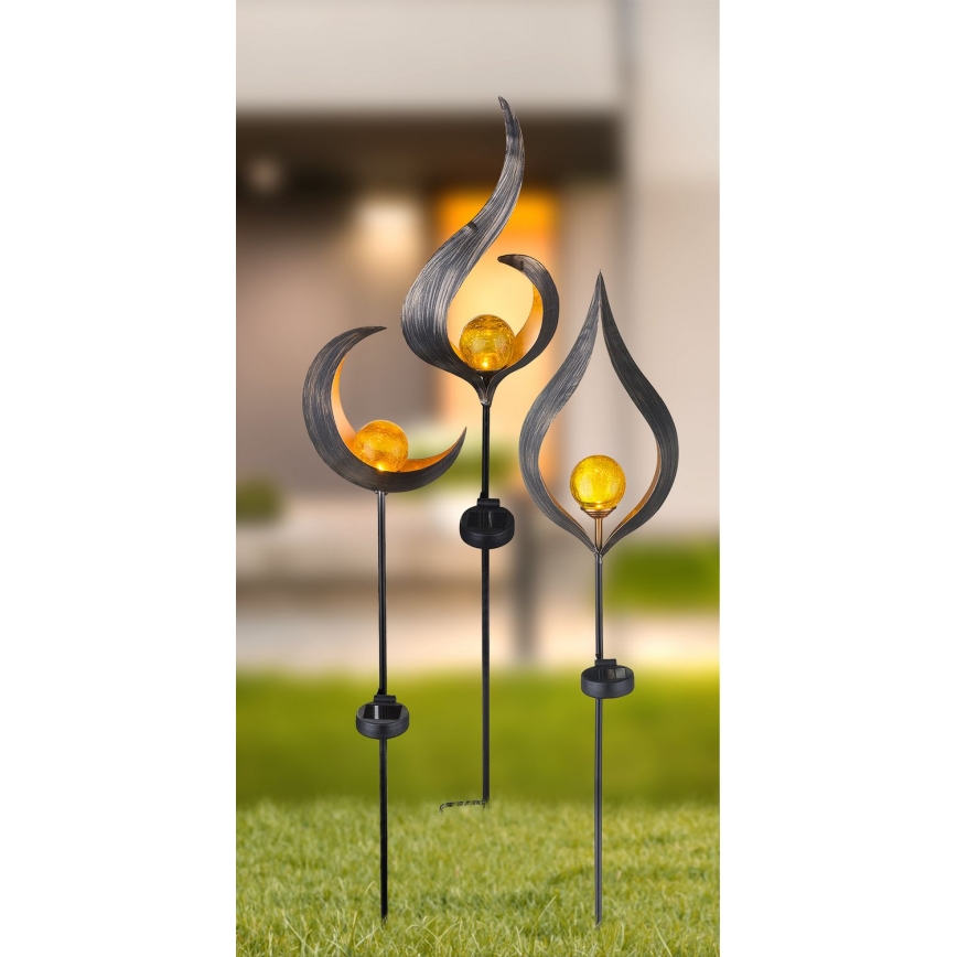 Globo - Lámpara solar LED/0,02W/3V 600mAh IP44 bronce