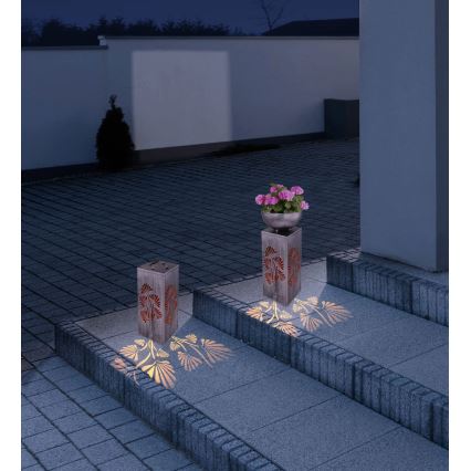 Globo - Lámpara LED solar con maceta LED/3V IP44 300 mAh