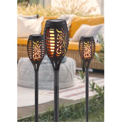 Globo - SET 3x Lámpara solar LED LED/0,1W/3V IP44 200 mAh