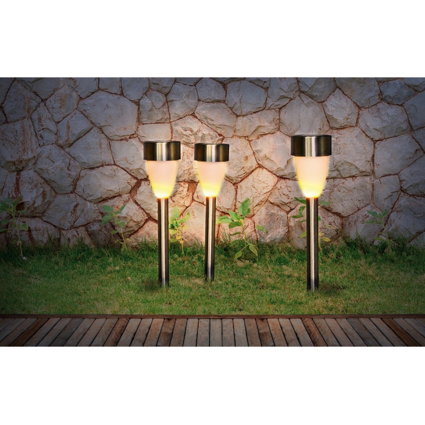Globo - SET DE 3 lámparas solares 3xLED/0,06W/1,2V IP44 200 mAh