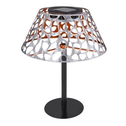 Globo - Lámpara solar LED LED/0,06W/3V 3000K IP44 300 mAh