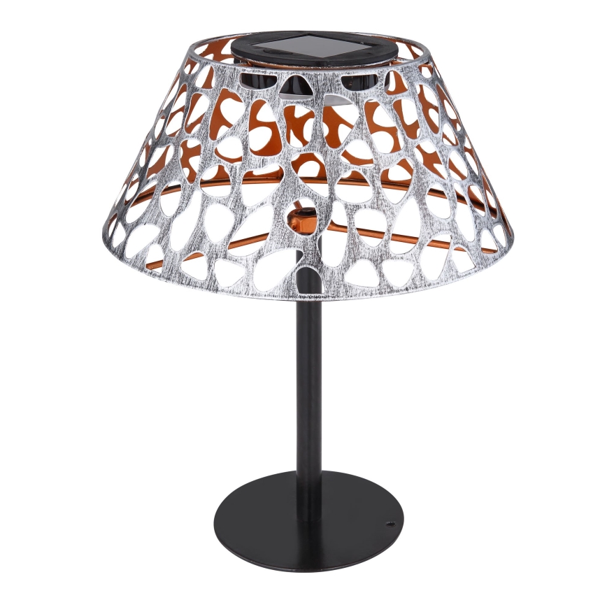 Globo - Lámpara solar LED LED/0,06W/3V 3000K IP44 300 mAh