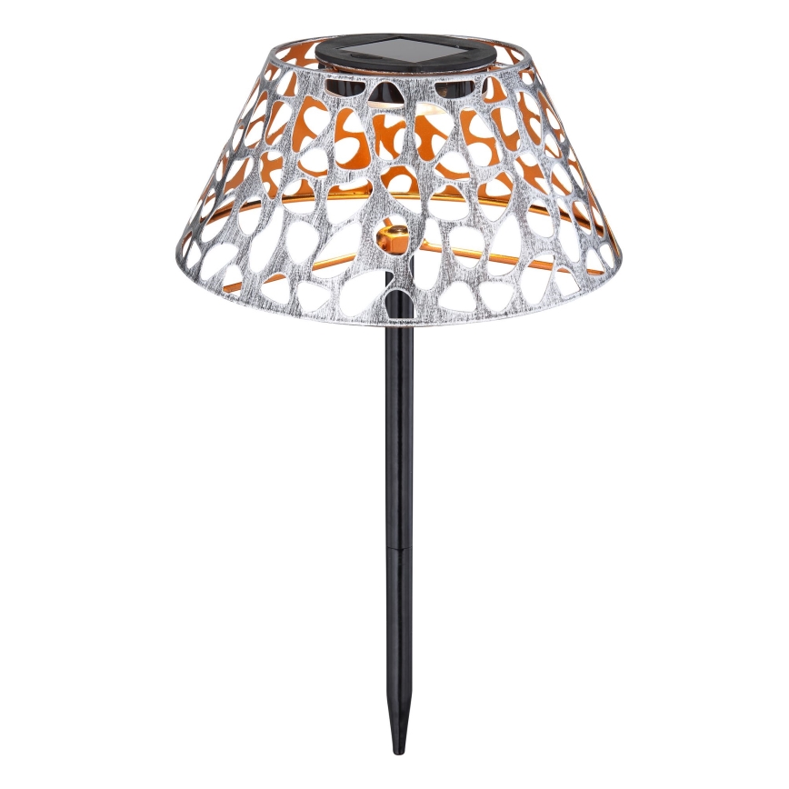 Globo - Lámpara solar LED LED/0,06W/3V 3000K IP44 300 mAh