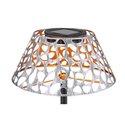 Globo - Lámpara solar LED LED/0,06W/3V 3000K IP44 300 mAh