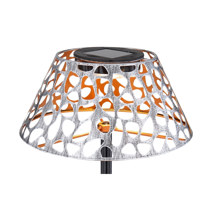 Globo - Lámpara solar LED LED/0,06W/3V 3000K IP44 300 mAh