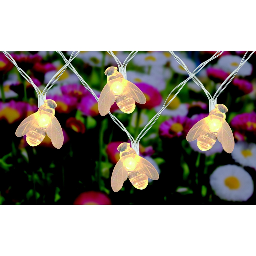 Globo - Cadena solar LED 20xLED/0,06W/3V IP44 300 mAh
