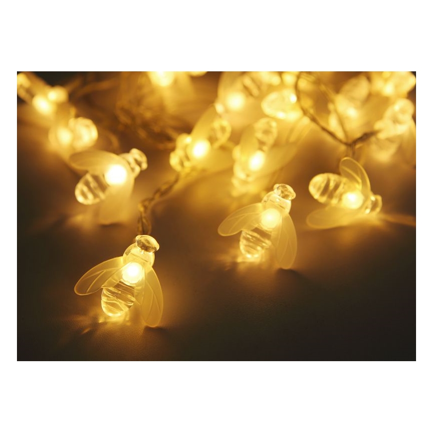 Globo - Cadena solar LED 20xLED/0,06W/3V IP44 300 mAh