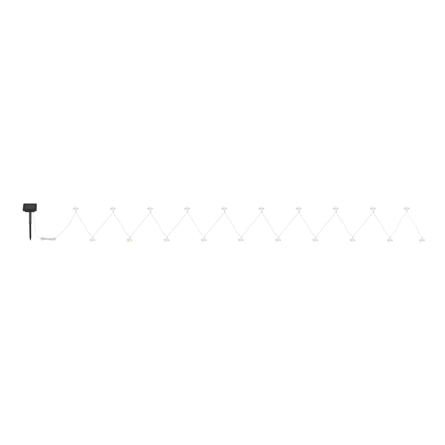Globo - Cadena solar LED 20xLED/0,06W/3V IP44 300 mAh