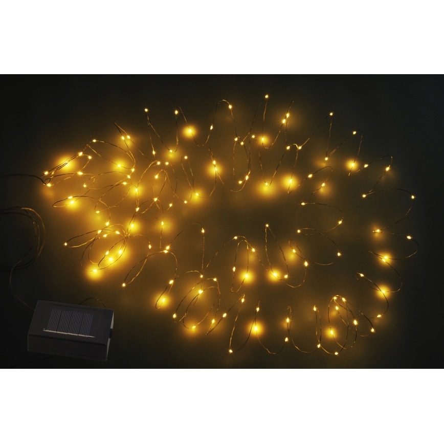 Globo - Guirnalda solar LED 120xLED/3,2V IP44 13,4 m 600 mAh
