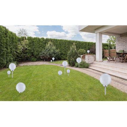 Globo - Lámpara solar LED 2xLED/0,06W/1,2V IP44 600 mAh