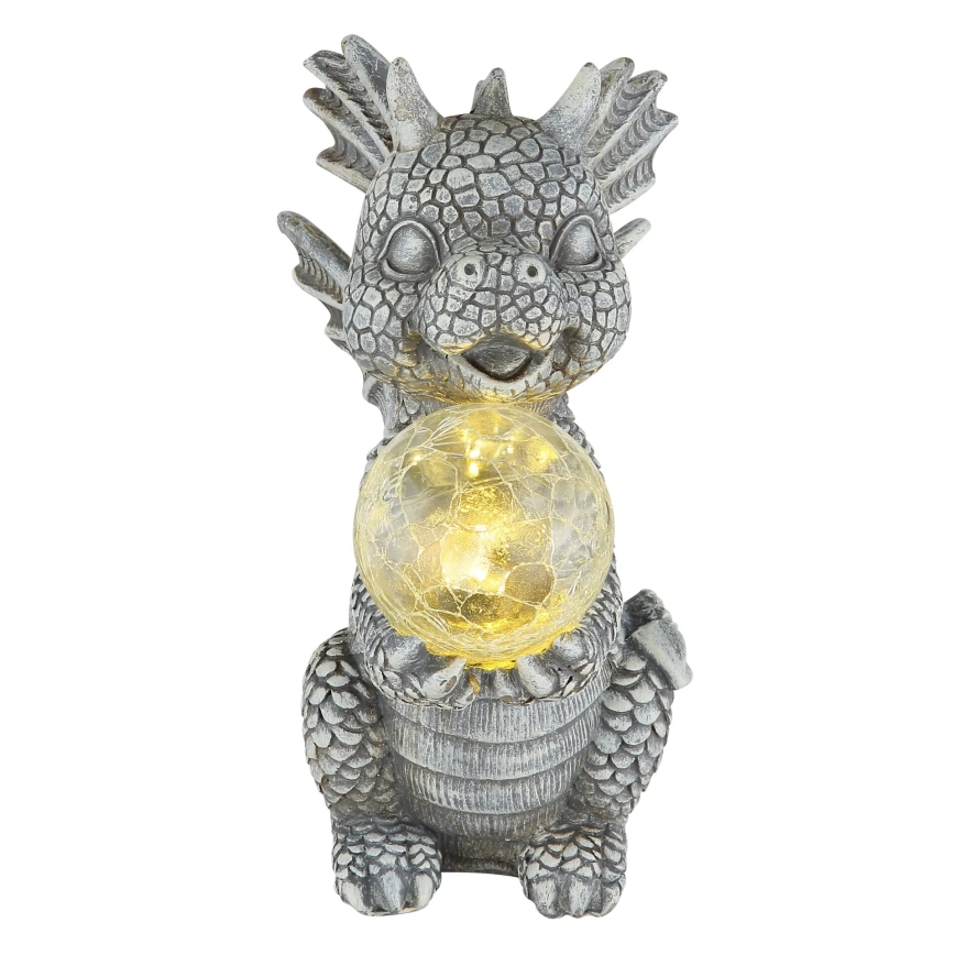 Globo - Decoración solar LED LED/0,02W/3V IP44 dragón 300 mAh