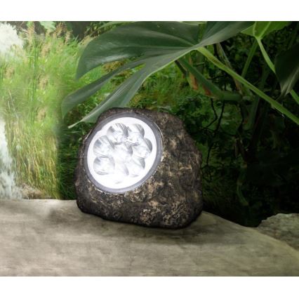 Globo - Lámpara solar LED 8xLED/0,06W/3V IP44 600 mAh