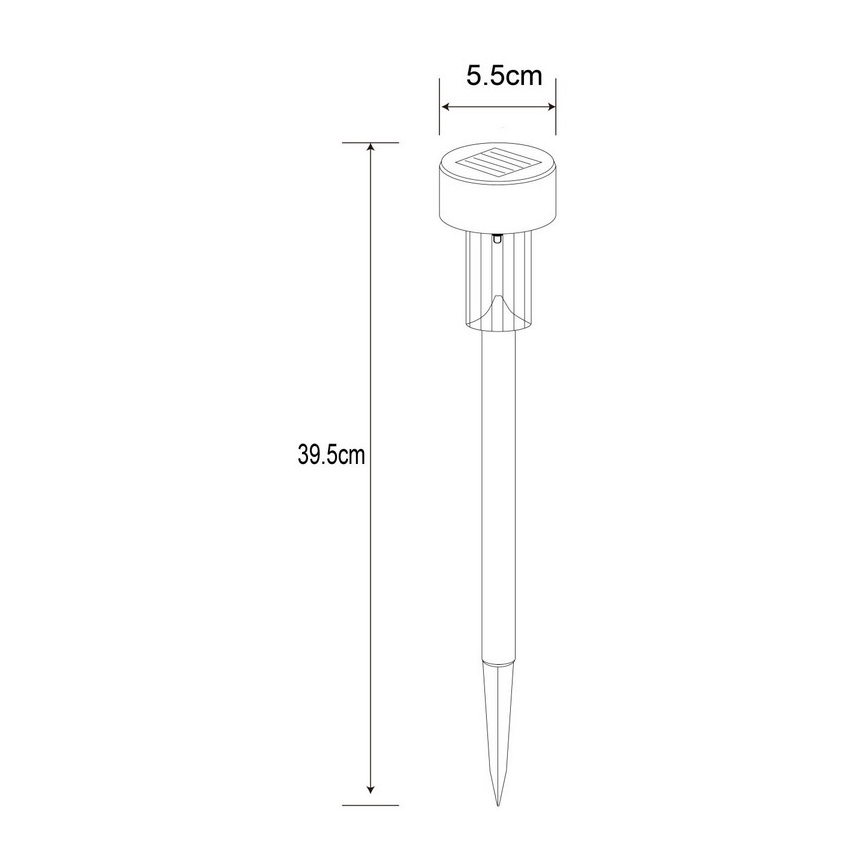 Globo - Lámpara solar LED LED/0,06W/1,2V IP44 200 mAh
