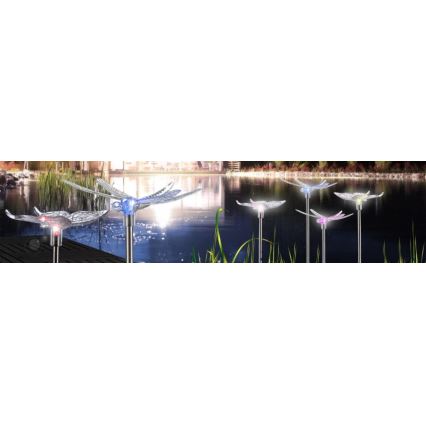 Globo - SET 4x Lámpara solar LED LED/0,06W/3V IP44