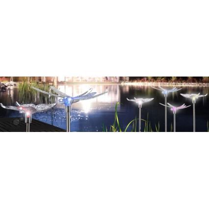 Globo - SET 4x Lámpara solar LED LED/0,06W/3V IP44