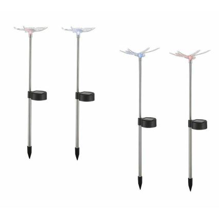 Globo - SET 4x Lámpara solar LED LED/0,06W/3V IP44