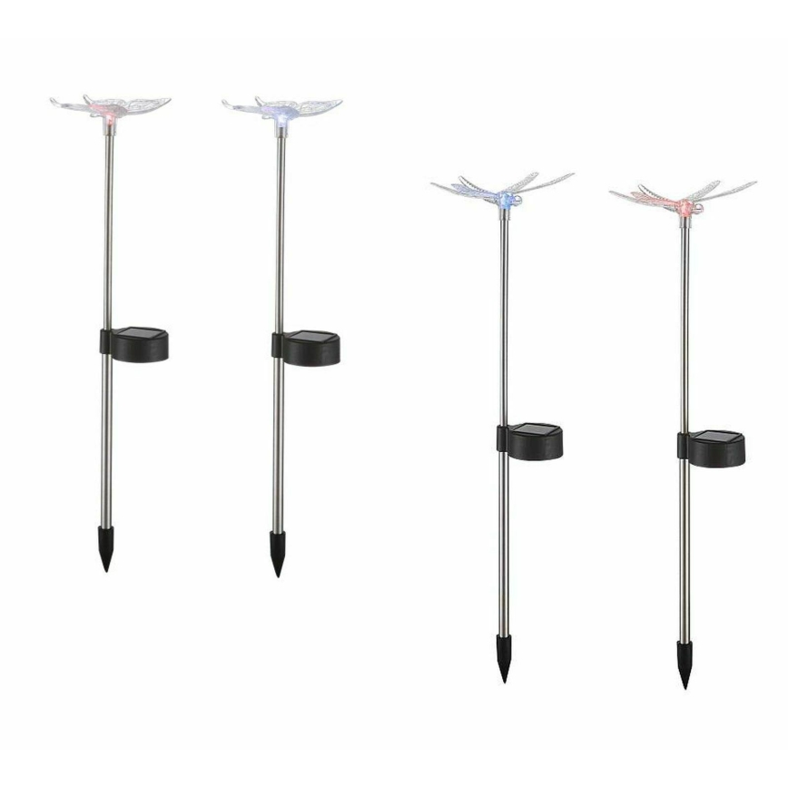 Globo - SET 4x Lámpara solar LED LED/0,06W/3V IP44