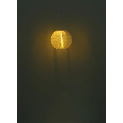 Globo - Lámpara colgante LED solar LED/0,5W/3V IP44 300 mAh beige