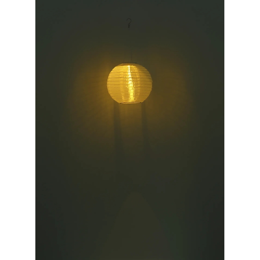 Globo - Lámpara colgante LED solar LED/0,5W/3V IP44 300 mAh beige