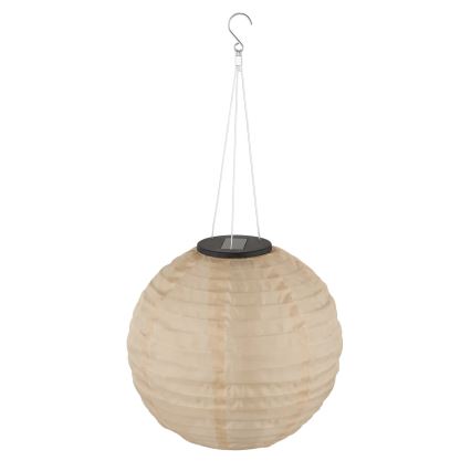 Globo - Lámpara colgante LED solar LED/0,5W/3V IP44 300 mAh beige