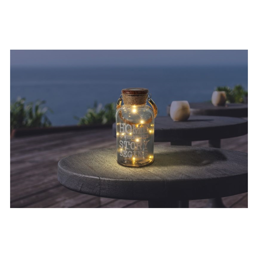 Globo - Lámpara solar LED LED/0,6W/3,2V IP44 200 mAh