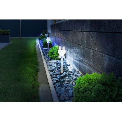 Globo - LED RGBW Lámpara solar 2en1 LED/0,06W/3V IP44