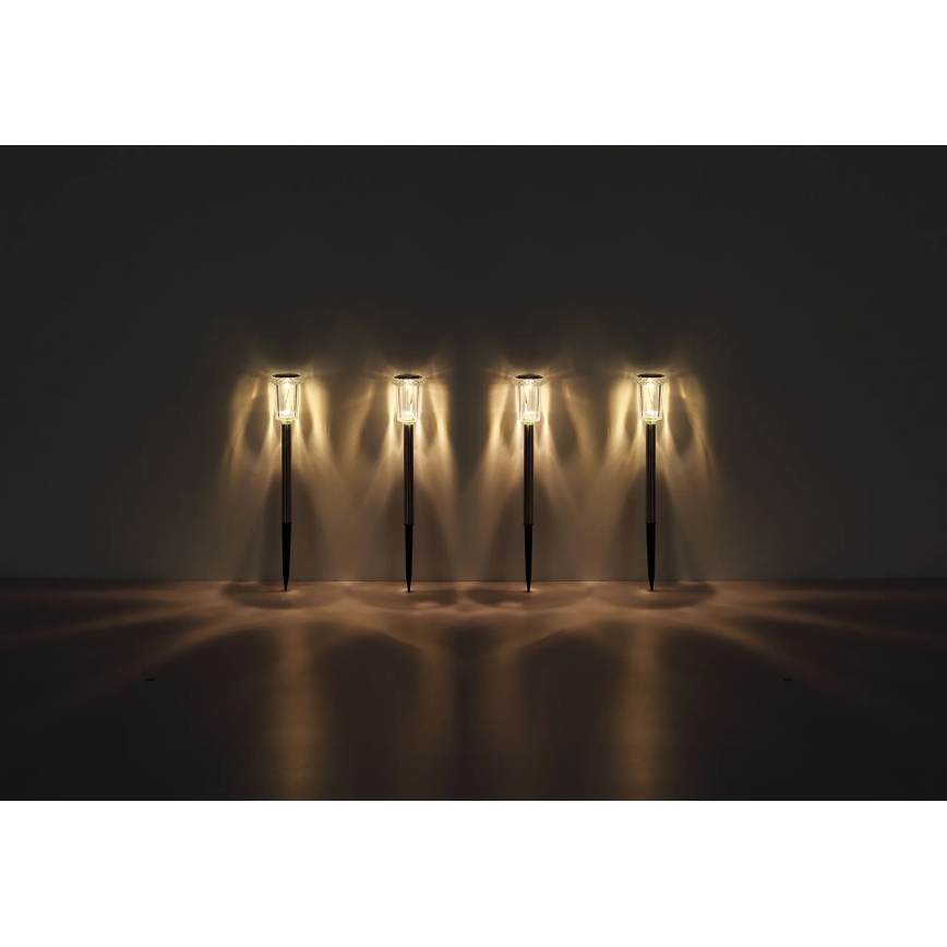 Globo - SET 4x Lámpara solar LED LED/0,06W/1,2V IP44 100 mAh