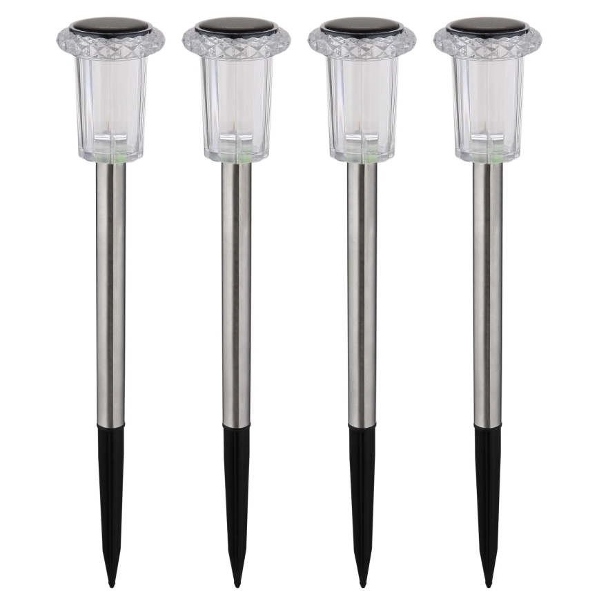 Globo - SET 4x Lámpara solar LED LED/0,06W/1,2V IP44 100 mAh