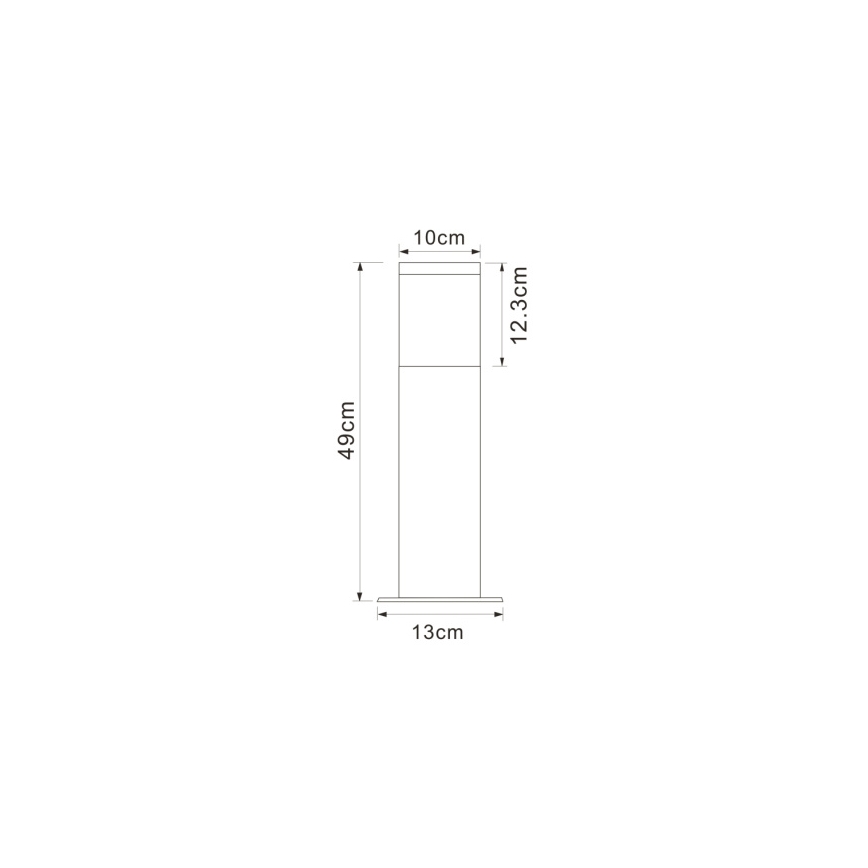 Globo 34019S1 - Lámpara de exterior LALLI 1xE27/60W/230V IP44