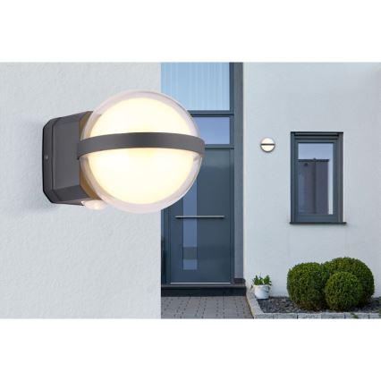 Globo - Aplique LED para exterior LED/12W/230V IP54 negro