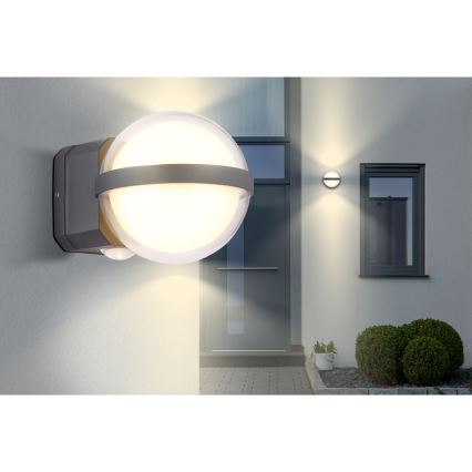 Globo - Aplique LED para exterior LED/12W/230V IP54 negro