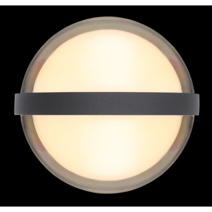 Globo - Aplique LED para exterior LED/12W/230V IP54 negro