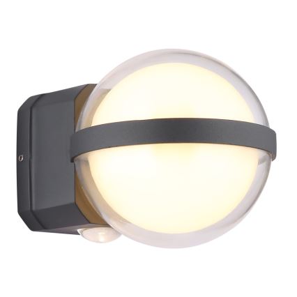 Globo - Aplique LED para exterior LED/12W/230V IP54 negro