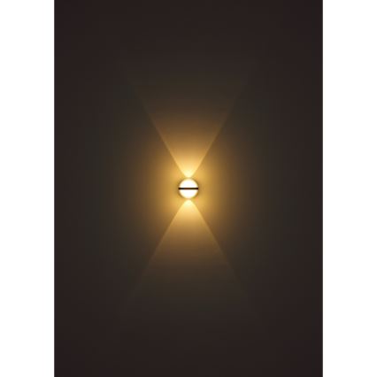 Globo - Aplique LED para exterior LED/12W/230V IP54 negro