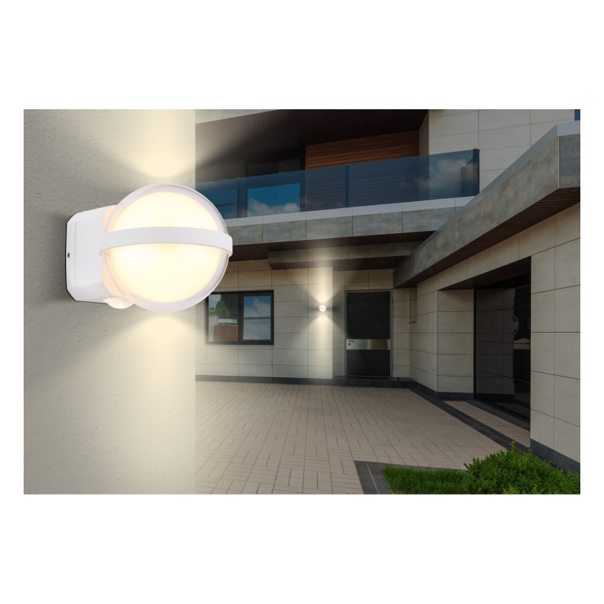 Globo - Aplique LED para exterior LED/12W/230V IP54 blanco
