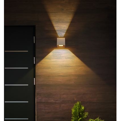 Globo - Aplique de pared LED para exterior 2xLED/3W/230V IP54