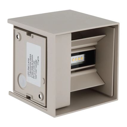 Globo - Aplique de pared LED para exterior 2xLED/3W/230V IP54