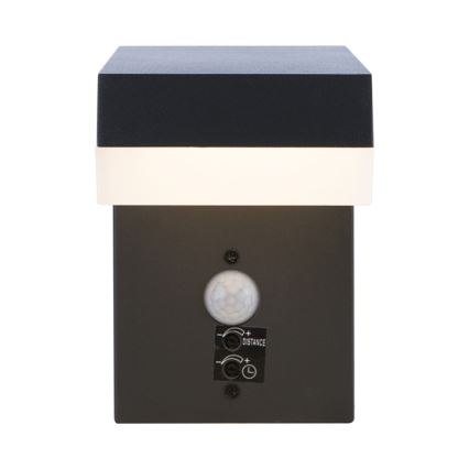 Globo - Lámpara de pared LED para exterior con sensor LED/9,5W/230V IP44