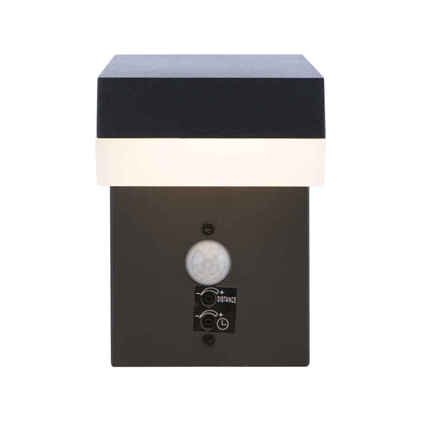 Globo - Lámpara de pared LED para exterior con sensor LED/9,5W/230V IP44