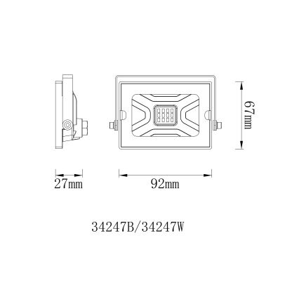 Globo - Foco LED LED/10W/230V IP65