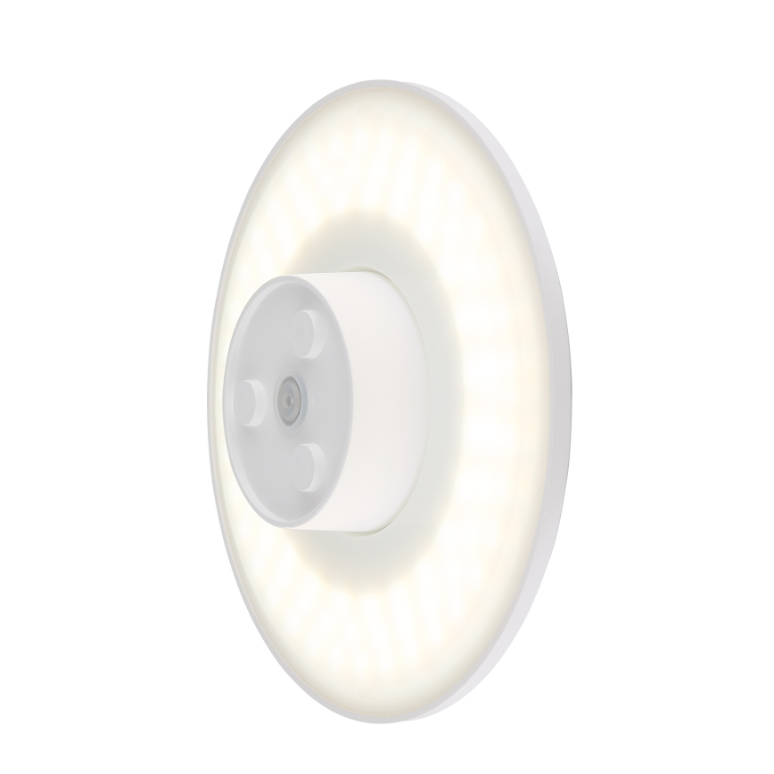 Globo - Aplique LED para exterior LED/15W/230V 3000/4000/6000K diá. 25,2 cm IP44 blanco