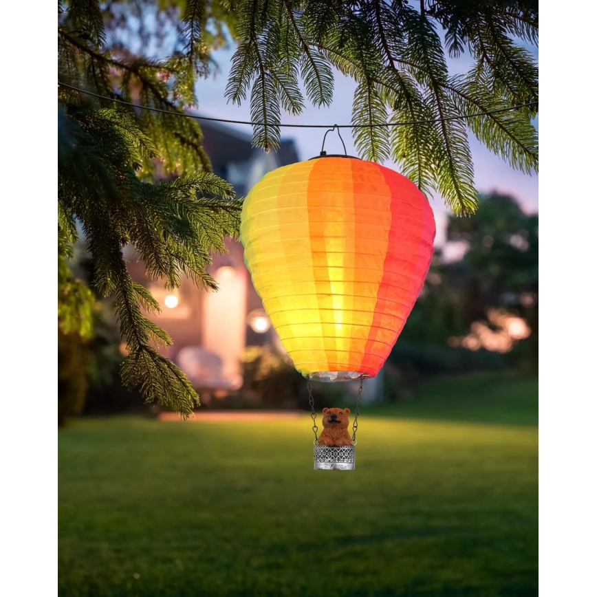 Globo - Decoración colgante solar LED 24xLED/0,06W/3V IP44 globo volante