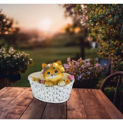 Globo - Luminaria solar LED/1,2V IP44 300 mAh gato