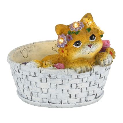 Globo - Luminaria solar LED/1,2V IP44 300 mAh gato