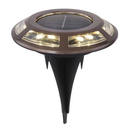Globo - SET 2x Lámpara solar LED LED/0,72W/3V 3200K IP44 300 mAh
