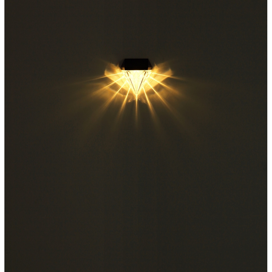 Globo - SET 2x Aplique LED solar LED/0,5W/3V IP44 600 mAh