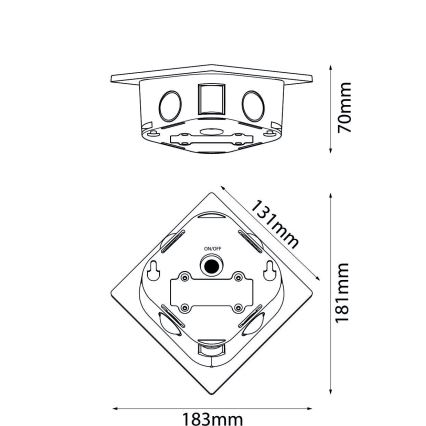 Globo - Lámpara solar LED LED/0,5W/3,2V IP54