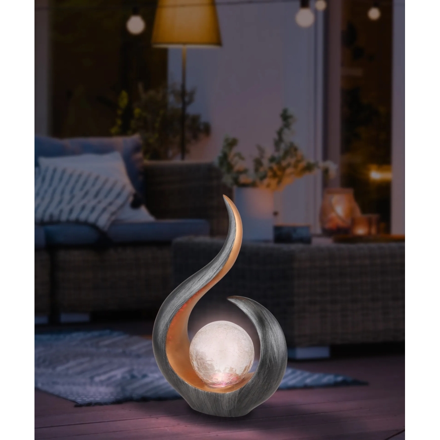 Globo - Lámpara solar LED RGB LED/3V IP44 300 mAh