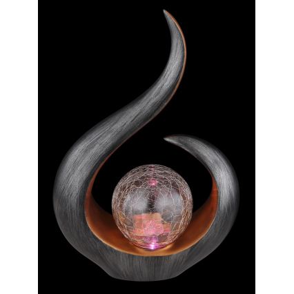 Globo - Lámpara solar LED RGB LED/3V IP44 300 mAh